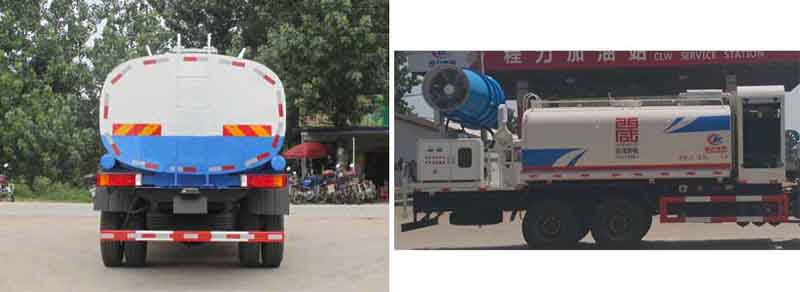 国五东风后双桥洒水车