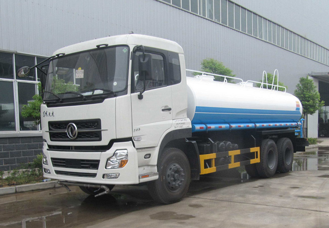 国五东风天龙后双桥绿化喷洒车