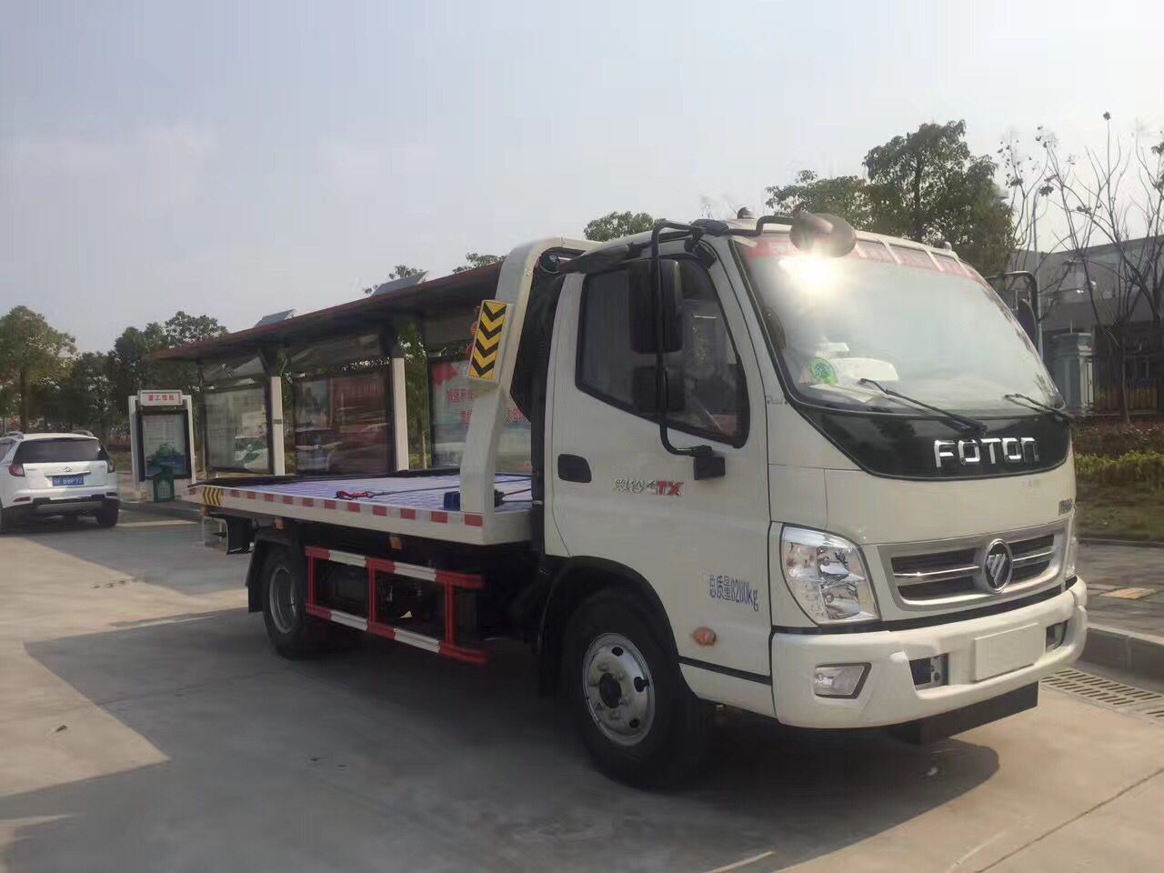 国五福田奥铃一拖二清障车