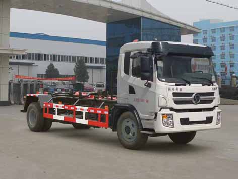 陕汽车厢可卸式垃圾车