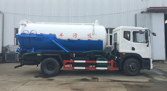 新款国五单桥10方吸污车